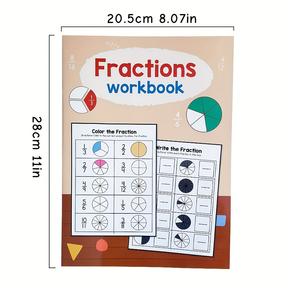 LACHILLY Math Workbooks: Fractions Learning Fun