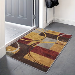 Soft Faux Cashmere Hallway Carpet Non-slip Mat Entrance Bedside Blanket