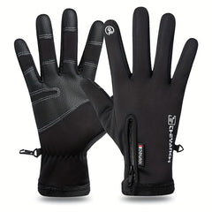 Non-slip Touch Screen Warm Gloves Windproof Waterproof Plus Velvet Gloves