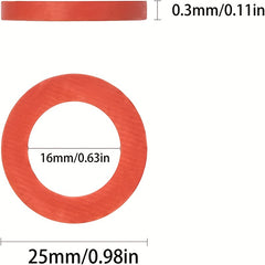 40pcs Garden Hose Washer Heavy Duty Rubber Washer - Red