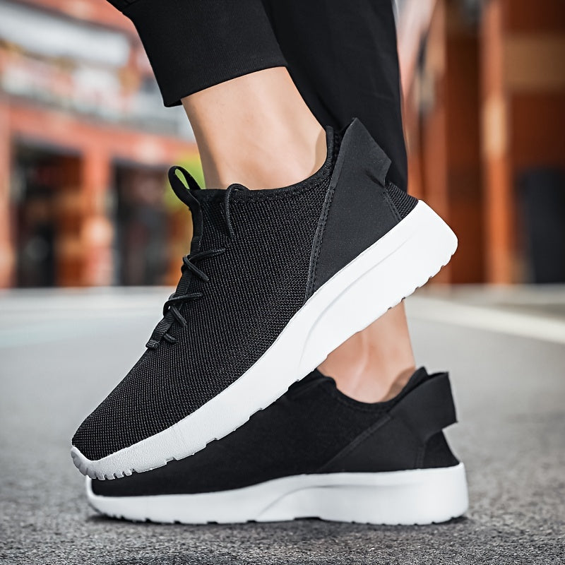 Men's Mesh Breathable Knit Non slip Shoes For Running Tennis