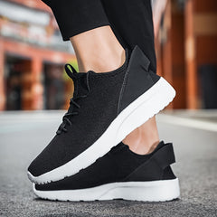 Men's Mesh Breathable Knit Non slip Shoes For Running Tennis