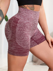 3pcs Seamless High Waist Yoga Running Shorts Women's Activewear