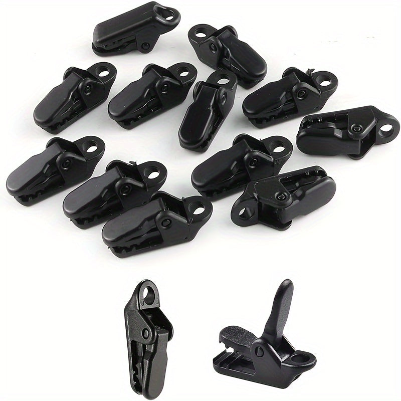 10pcs Tent Clip for Camping and Hiking Adjustable Buckle