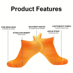 3 Pairs Sweat Absorbing Breathable Non Slip Socks For Outdoor Activities