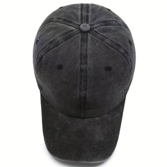Distressed Denim Baseball Cap Vintage Ball Cap