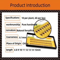 Faux Mink Eyelash Extensions for Longer Fuller Eyes