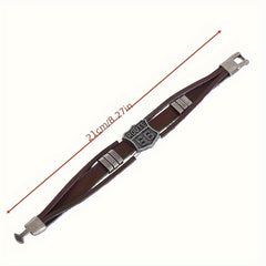 Punk Retro Faux Leather Bracelet