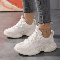 Women's Thick-soled Running Shoes Lightweight Comfortable Anti-skid Sneakers