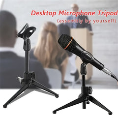 Adjustable Foldable Microphone Stand for Video Conference Podcast