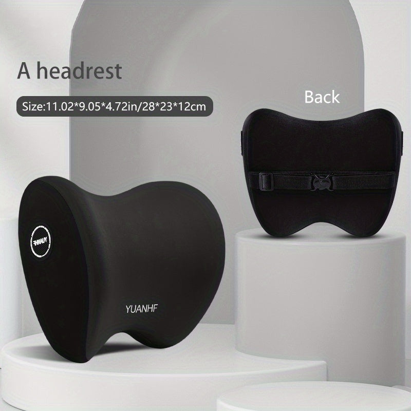 Memory Foam Car Neck Pillow Waist Cushion for Driving Auto Headrest Pillow