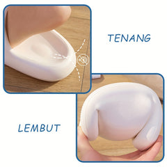 Women's Platform Pillow Slides Solid Open Toe Non Slip Slippers