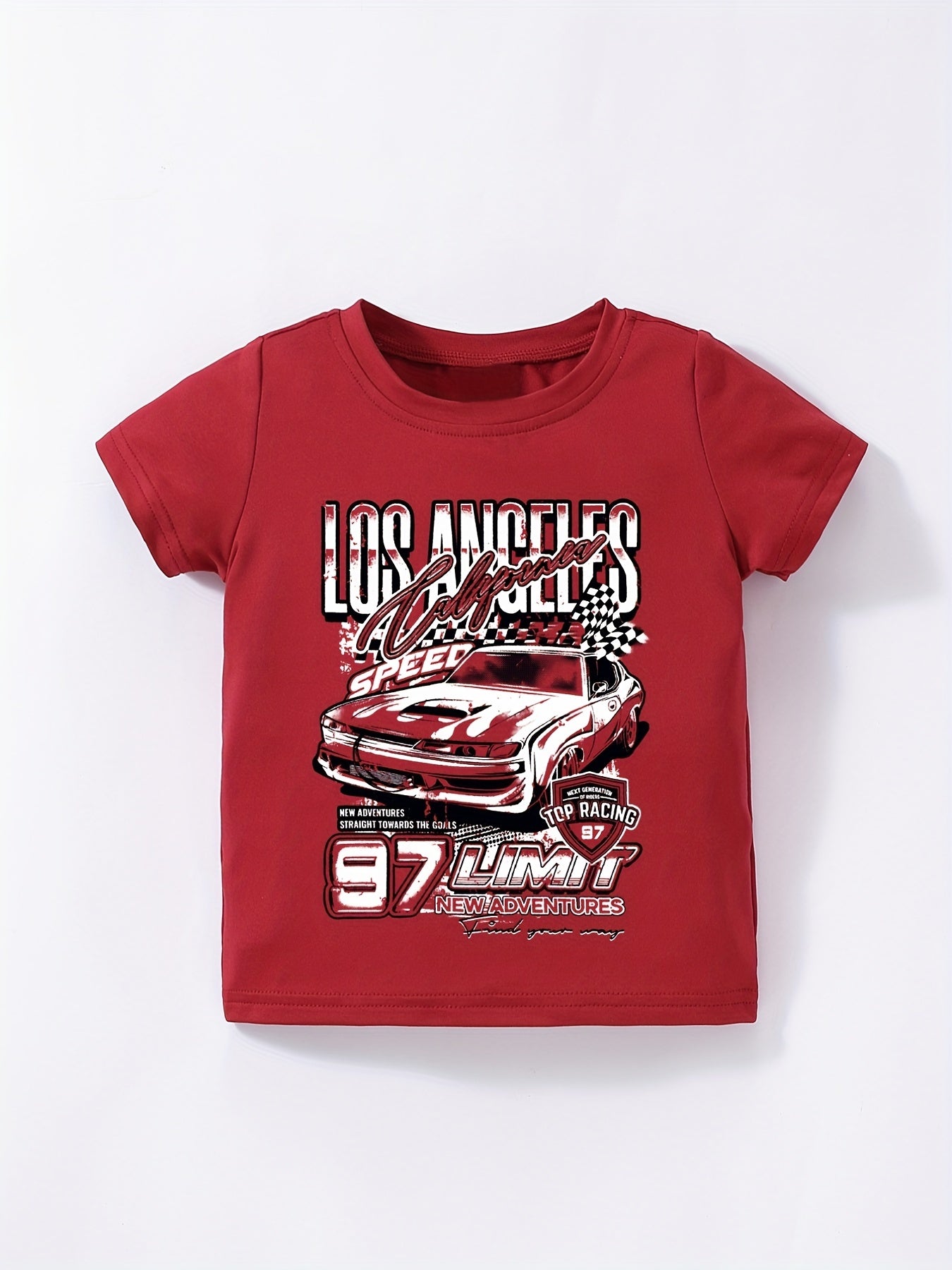 Baby Boy's Racing Car Graphic Tee Top