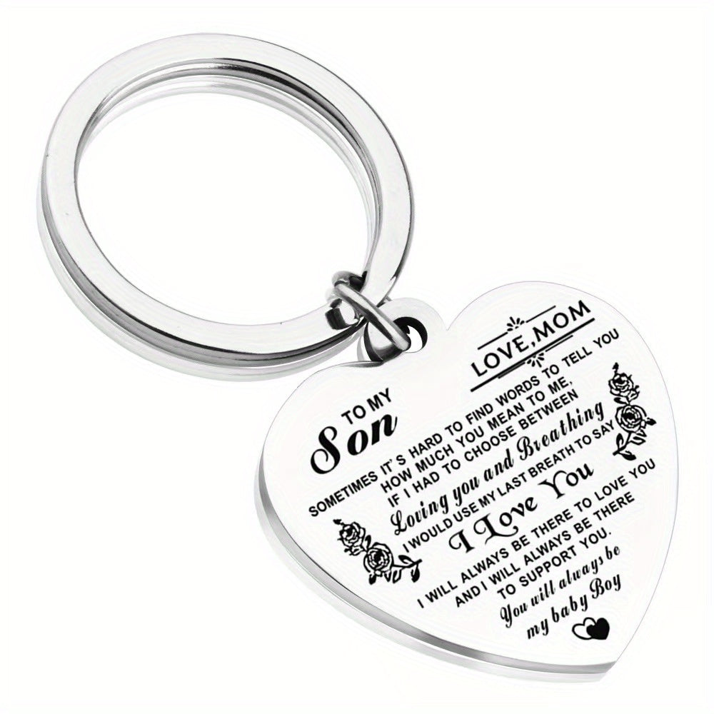 Heart Necklace 'I Love You' Stainless Steel Pendant