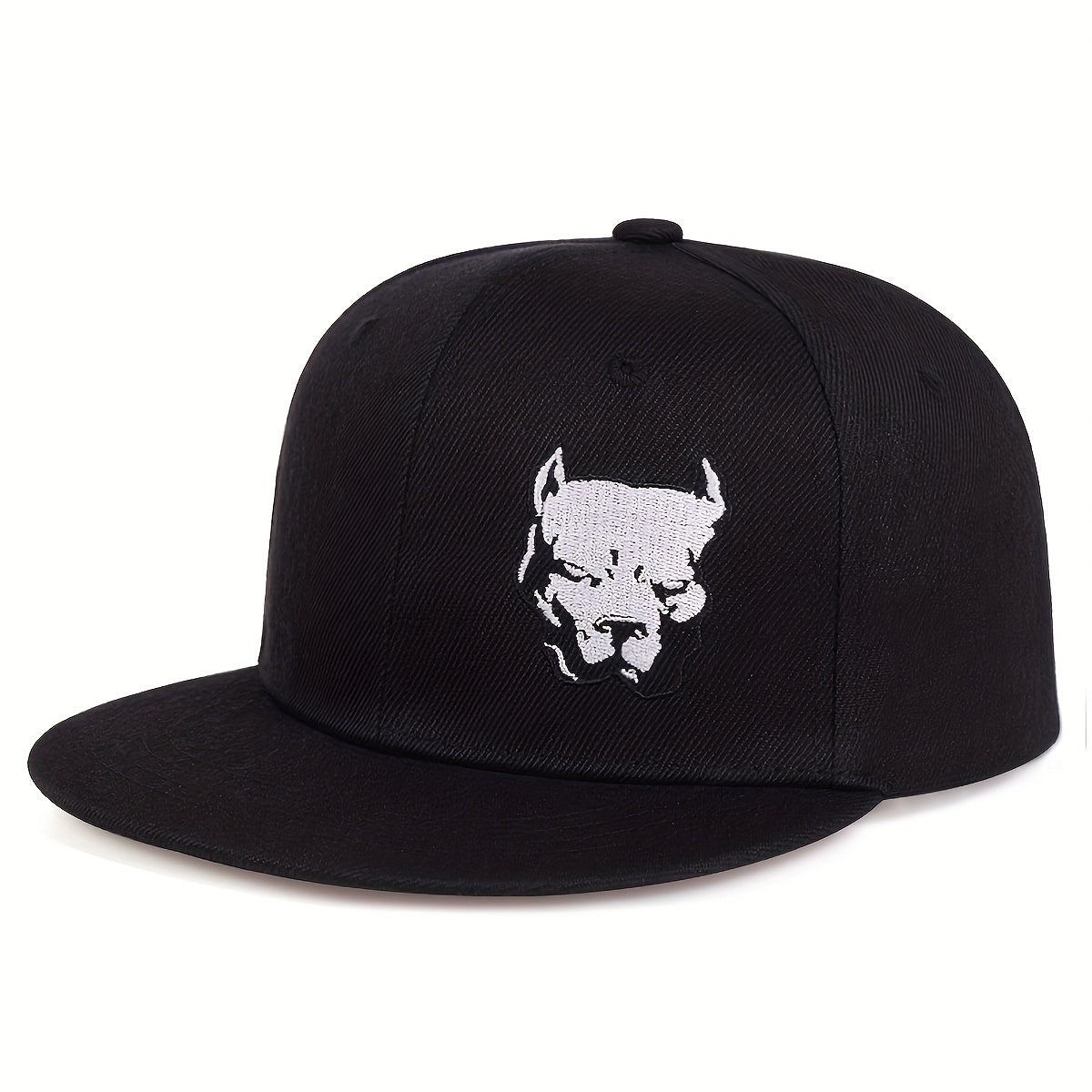 Men's Bulldog Pattern Baseball Cap for Outdoor Activities