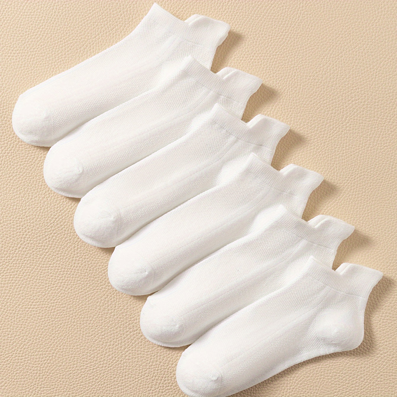 6 Pairs Women's Essential Low Cut Ankle Socks Soft Lightweight Stockings