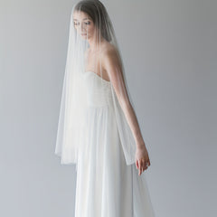 Long Double Layer Blusher Veil for Wedding Photography