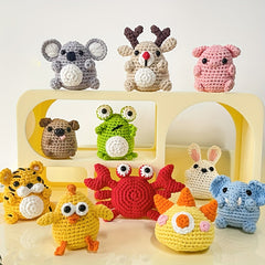 Crochet Material Package Set DIY Crochet Wool Animal English Instructions