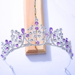 Baroque Crowns Wedding Tiaras Queen Crown Rhinestone Bridal Accessories
