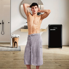 Soft Men's Bath Towel with Pocket Sauna Skirt for Shower and Bathing