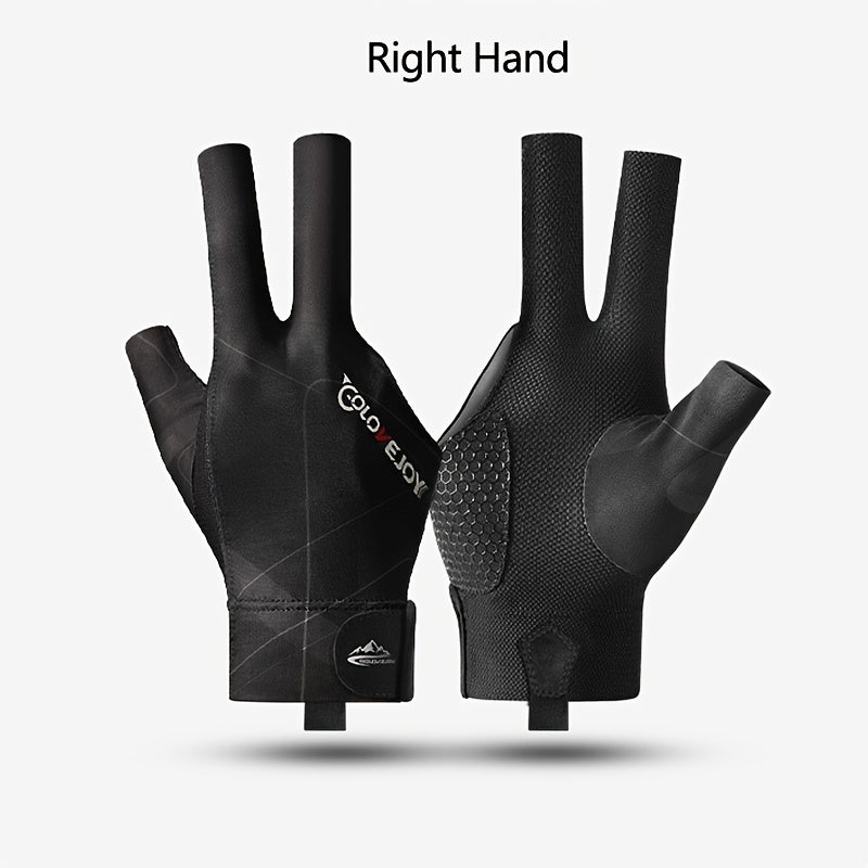 Professional Billiard Gloves Light And Breathable Non slip Three finger Fingerle