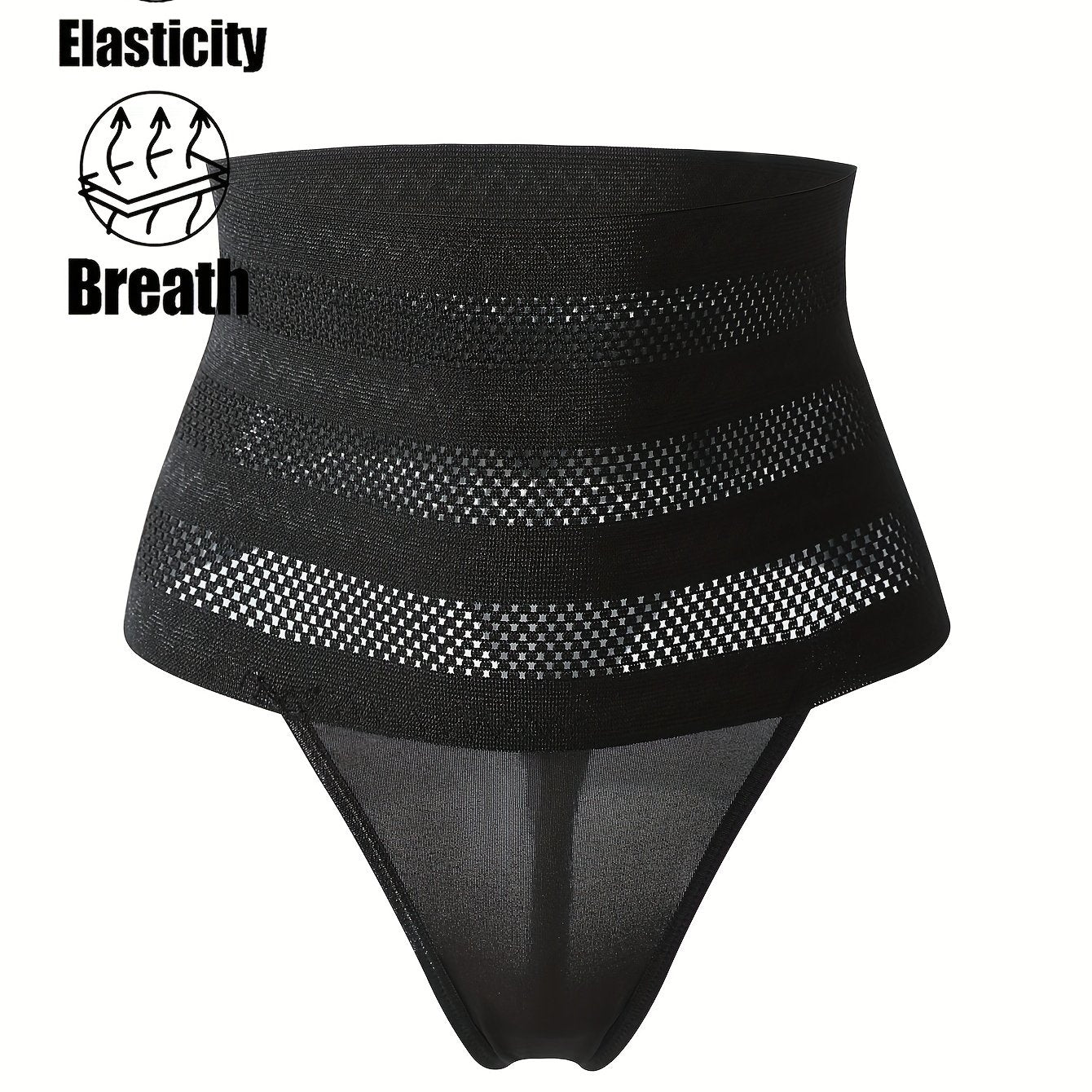 High Waist Shaping Thongs Tummy Control Slimming Panties