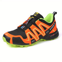 Men's Block Hiking Sneakers Non Slip Outdoor Shoes For Climbing Trekking