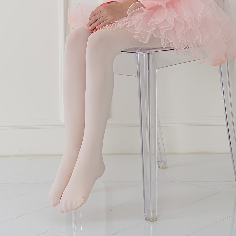 Girl's Knitted Ballet Tights Soft Dance Pants Ballerina Latin Dancer Wear