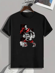 Fire Extinguisher Print Men's Graphic T-shirt for Summer