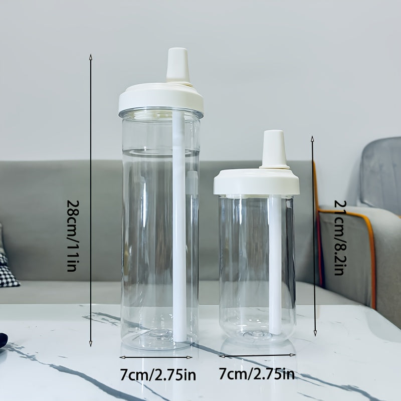 Convenient 17oz Milk Tea Cup with Straw, Plastic Beverage Juice Water Cup