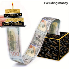 Pull-Out Birthday Money Box - Fun Way to Gift Cash