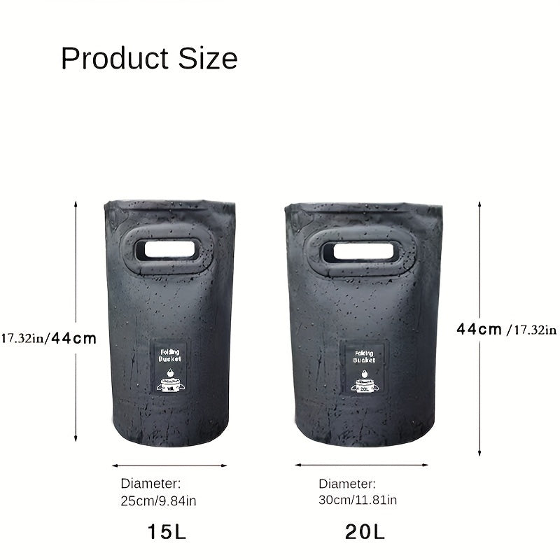 15L 20L Folding Water Bucket Portable Container for Outdoor Camping