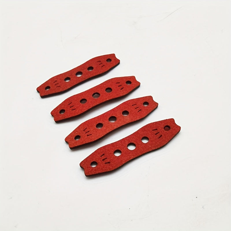 5pcs Slingshot Pouches Replacement Bands Anti Slip Microfiber Pouch 1 8mm Thick