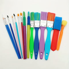 15pcs Painting Brush Sets for Kids DIY Painting Water Wash Graffiti Tool Set