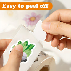 Crystal Stickers Roll 500 Pcs Decals Vinyl Waterproof Stickers