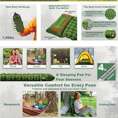 TPU Ultralight Inflatable Sleeping Mat - Outdoor Camping