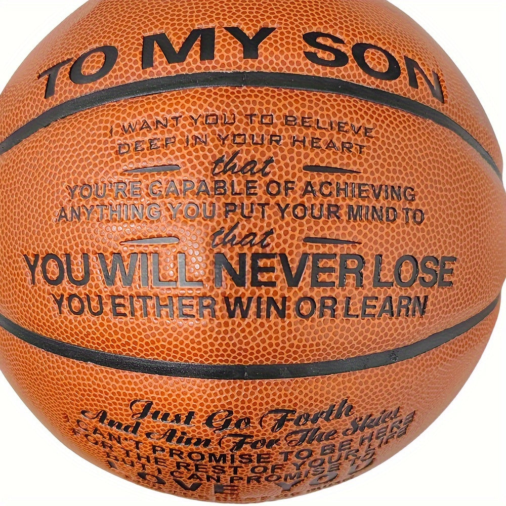 Size 7 Printed Basketball Ball, Birthday Gift for Training