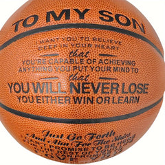 Size 7 Printed Basketball Ball, Birthday Gift for Training