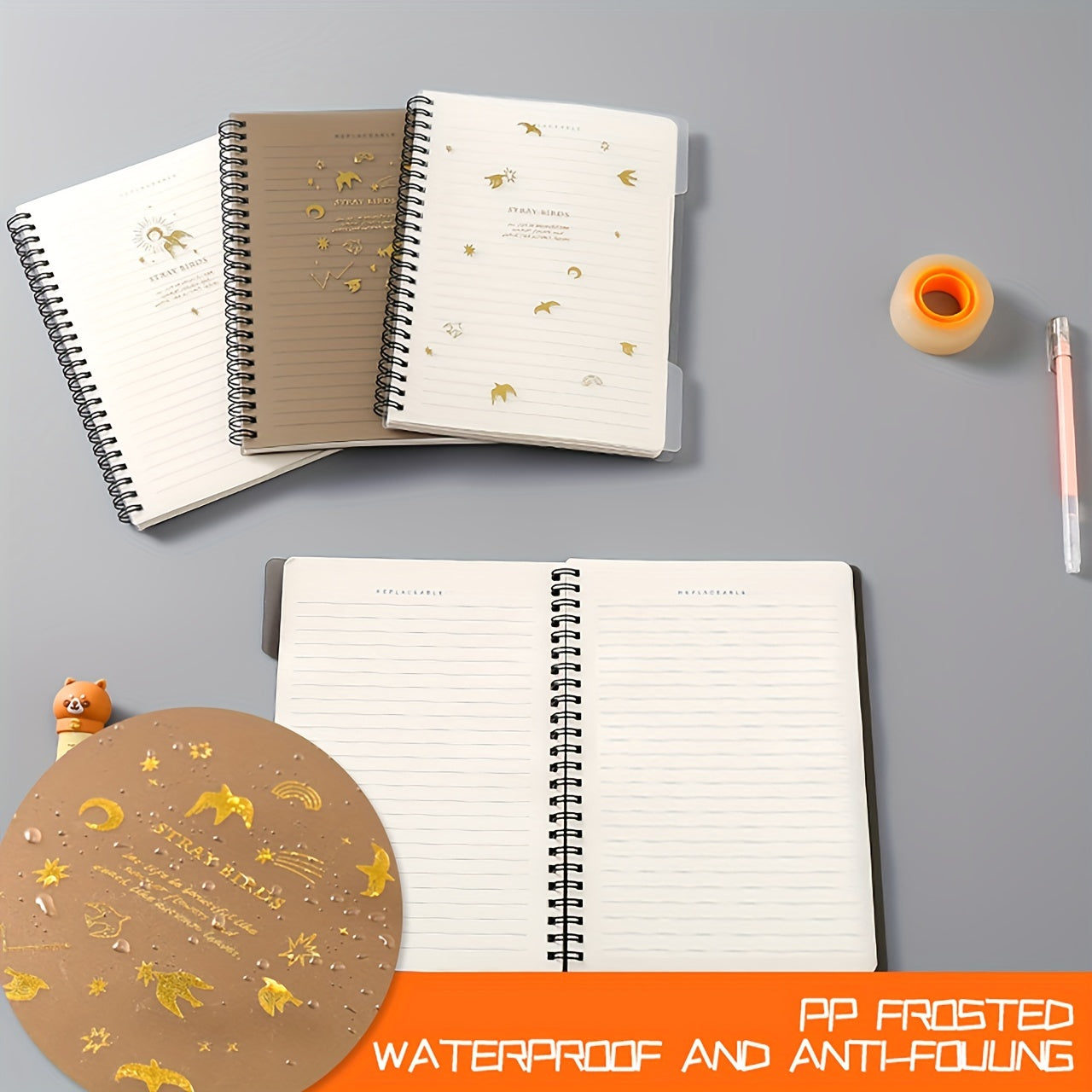 B5 Coil Notebook 60 Sheets Ultra Thick for Student Diary Memo Pad