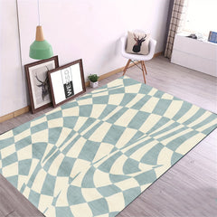 Large Geometric Area Rugs Soft Carpet for Living Rooms - Washable & Anti Slip