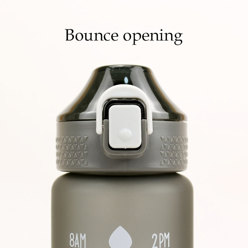 Large Capacity Translucent Frosted Water Bottle for Camping Sports Gym
