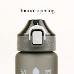 Large Capacity Translucent Frosted Water Bottle for Camping Sports Gym