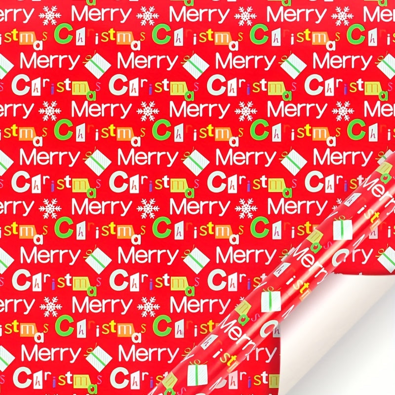Christmas Designs Gift Wrap Roll - Multiple Elements - 71 X 50