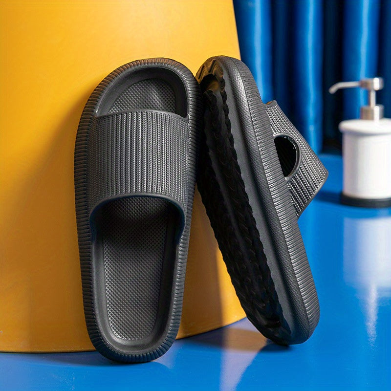 Men's Casual Non Slip Slides Open Toe Slippers