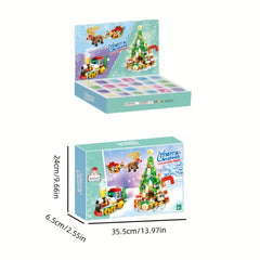 Christmas Advent Calendar Building Block Set - Educational Jigsaw