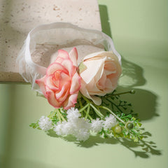 Pastoral Style Flower Wristband Lace Strap Women's Accessories