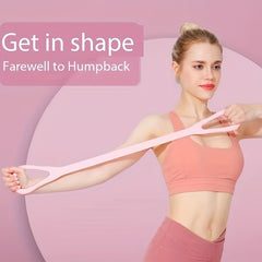 Figure Eight Stretch Pull Belt Back Chest Training Yoga Resistance Rope