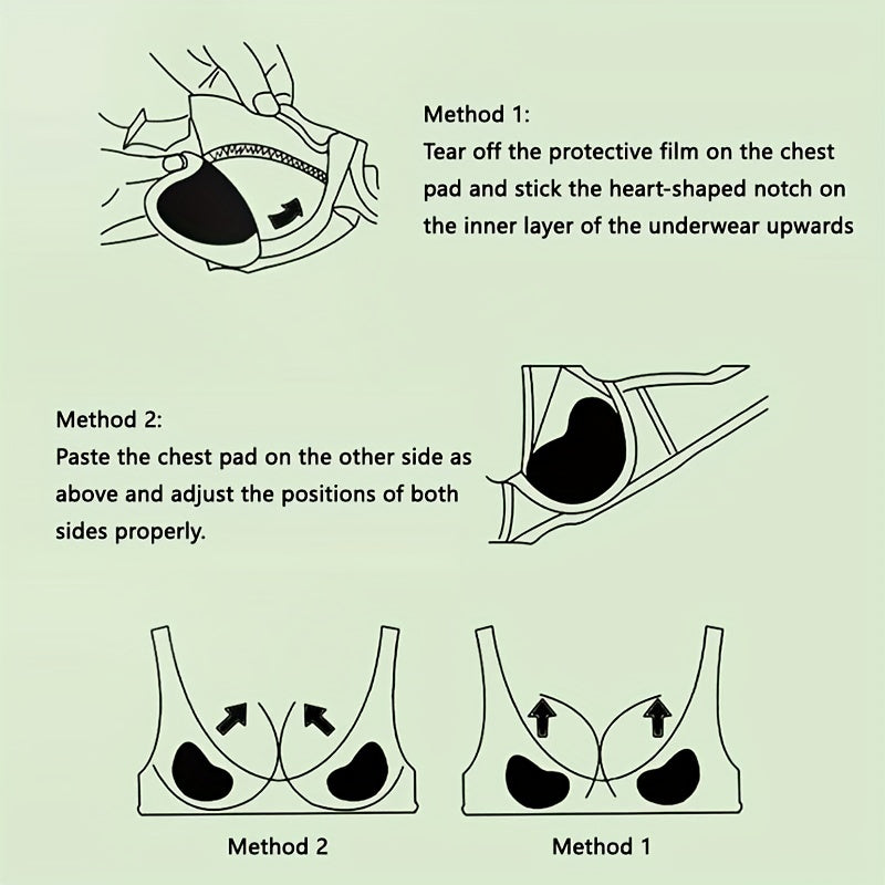 Invisible Adhesive Bra Insert Pads Chest Enhancer Women's Lingerie Accessories