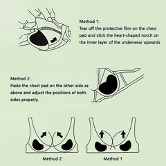 Invisible Adhesive Bra Insert Pads Chest Enhancer Women's Lingerie Accessories
