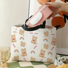 Bear Portable Lunch Bag Waterproof Insulated Outdoor Picnic Travel